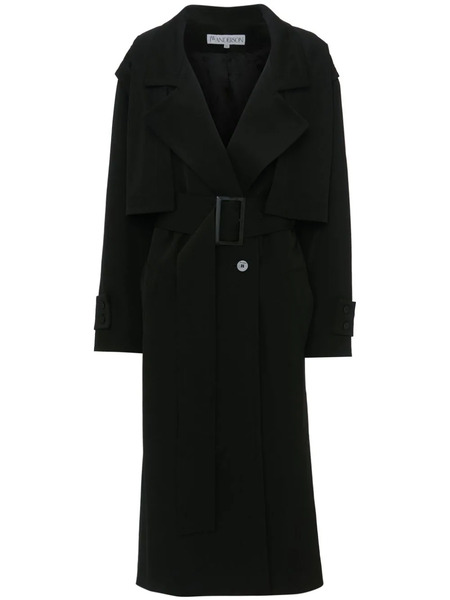  Jw Anderson Virgin-wool Trench Coat - Black 