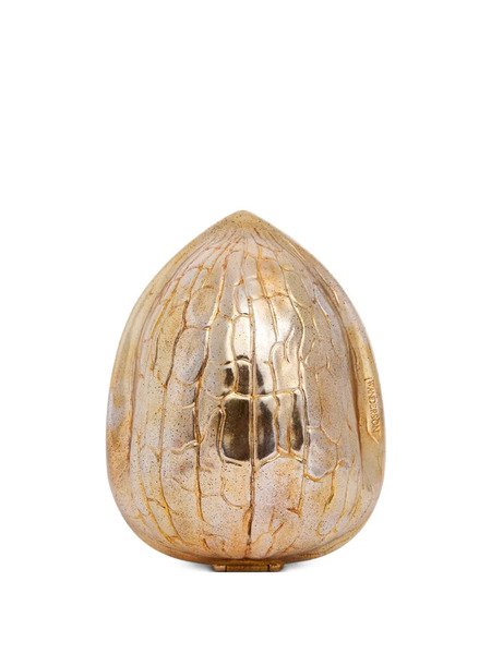 Jw Anderson Walnut-shell Clutch Bag - Gold 