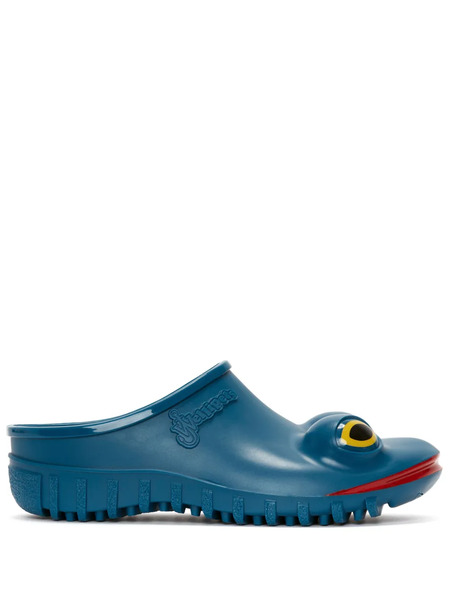  Jw Anderson X Wellipets Frog Round-toe Clogs - Blue 
