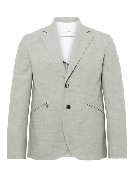  Jw Anderson Zip-pocket Two-button Blazer - Grey 