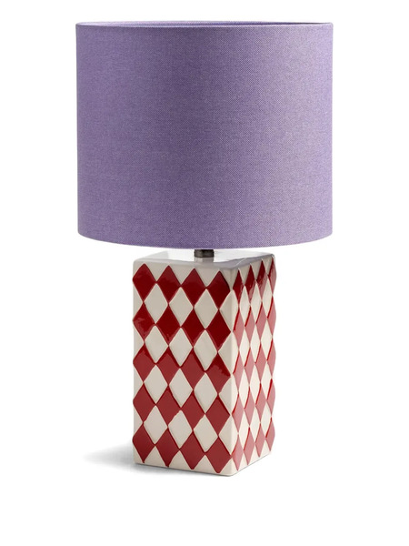  &k Amsterdam Harlequin Table Lamp - Purple 