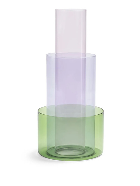  &k Amsterdam Large Amphi Vase (32,5cm X 14,5cm) - Green 