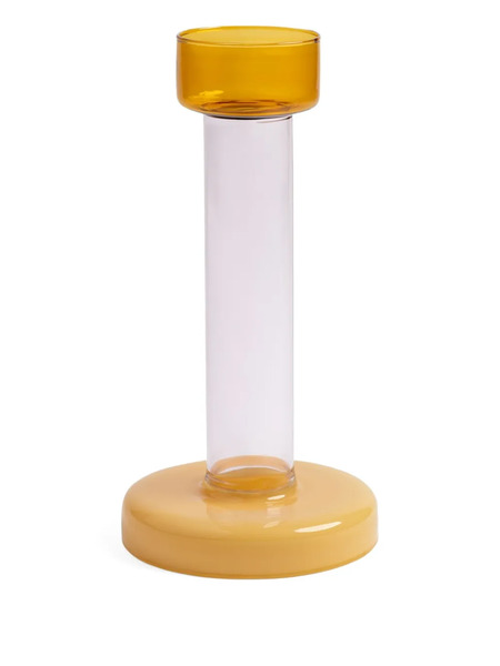  &k Amsterdam Medium Bole Candle Holder (21cm) - Yellow 
