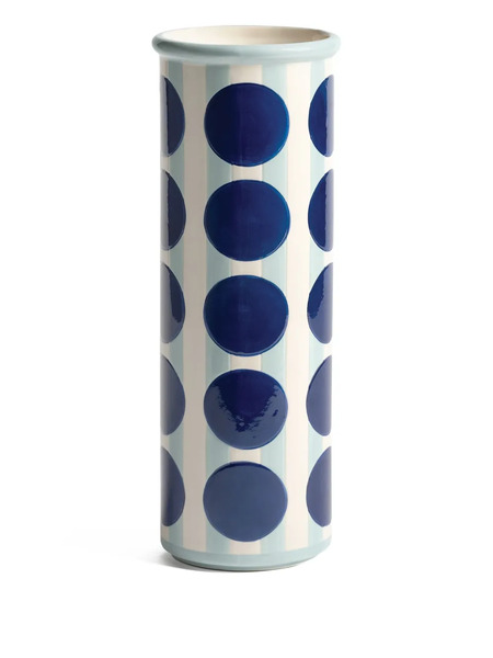  &k Amsterdam Patch Dot Vase (30.5cm) - Blue 