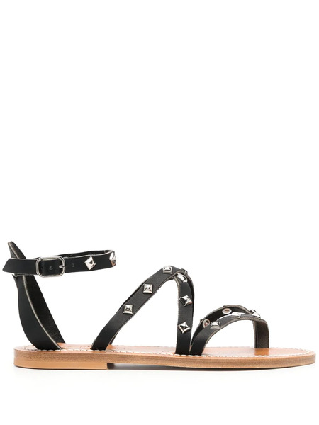  K. Jacques Epicure Calf-leather Sandals - Black 