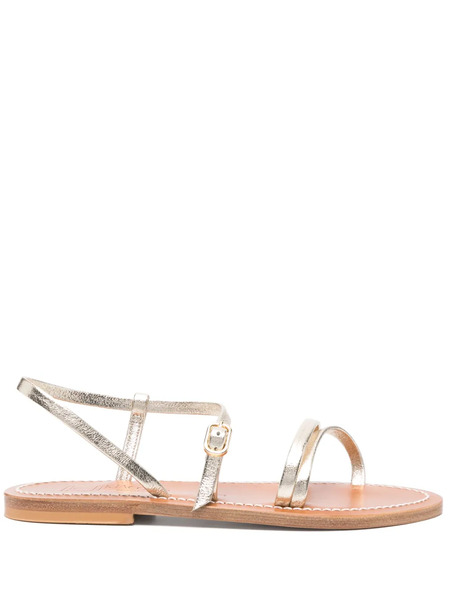  K. Jacques Erka Flat Sandals - Gold 
