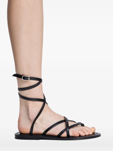  K. Jacques Strappy Zenobie Sandals - Black 