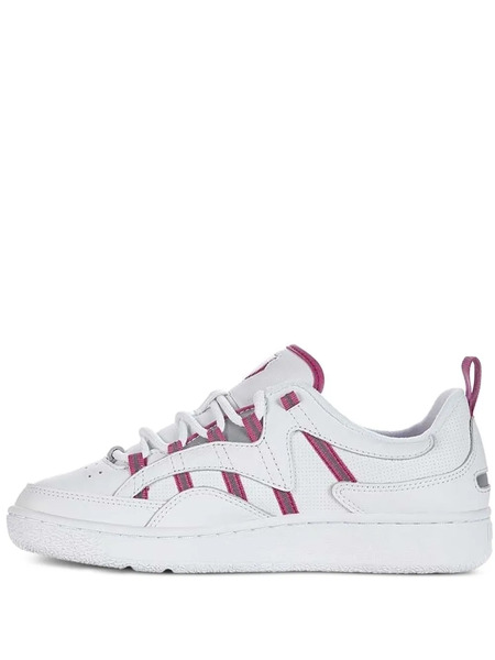  K-swiss Striped Leather Sneakers - White 