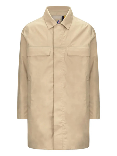  K-way Classic-collar Coat - Neutrals 