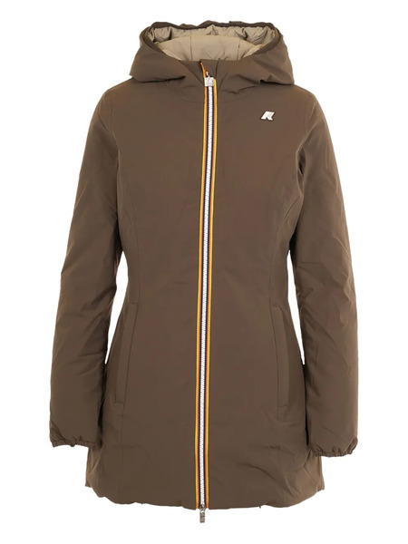  K-way Denise Reversible-design Parka Coat - Green 