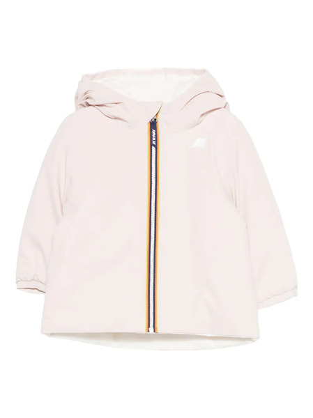  K-way E. Jack St Warm Reversible Hooded-logo Jacket - Pink 
