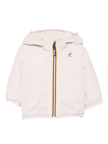  K-way E. Le Vrai 4.0 Claudine Hooded Zip-up Jacket - Pink 
