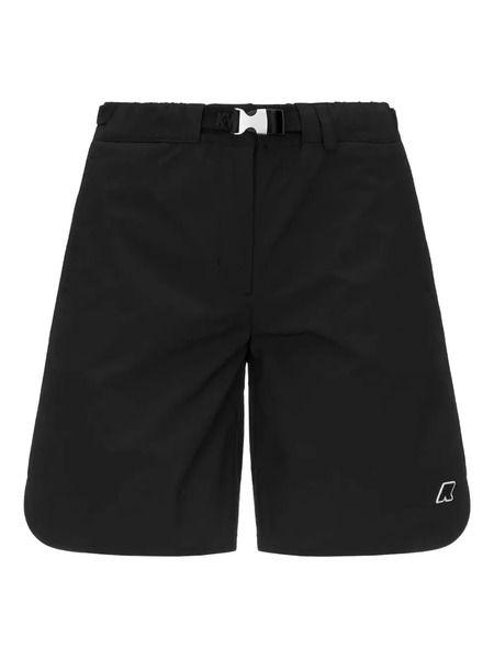  K-way Hiky Buckle-belt Shorts - Black 