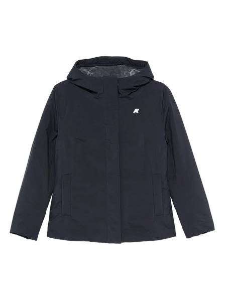  K-way Hooded Padded Jacket - Blue 