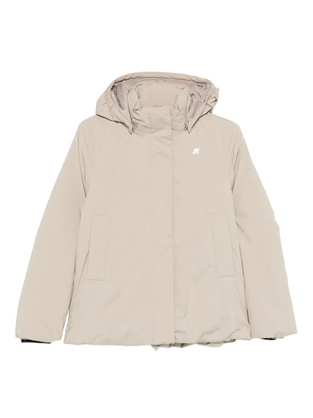 K-way Hooded Padded Jacket - Neutrals 