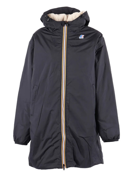  K-way Hooded Zip-fastening Jacket - Black 