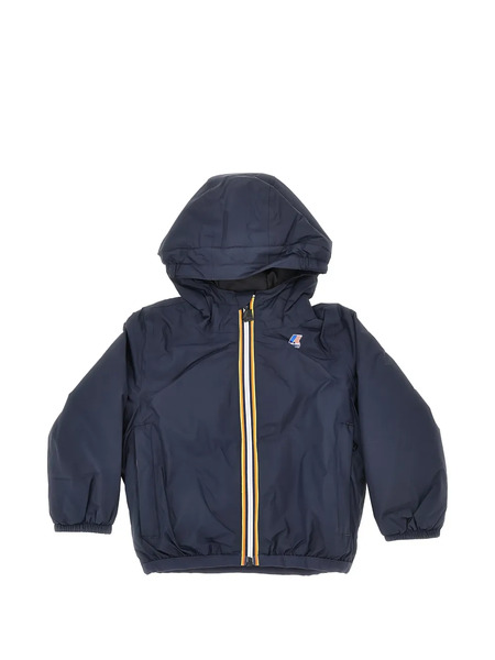  K-way Hooded Zipped Jacket - Blue 