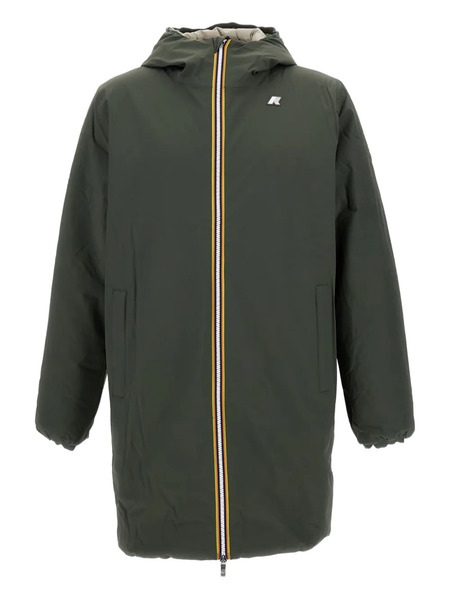  K-way Jacobst Warm Reversible Padded Coat - Green 