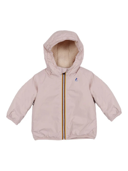  K Way Kids Hooded Padded Jacket - Pink 