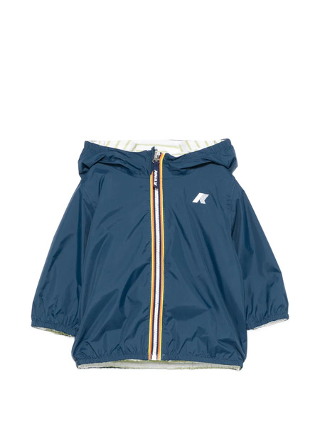  K Way Kids Hooded Zip Jacket - Blue 