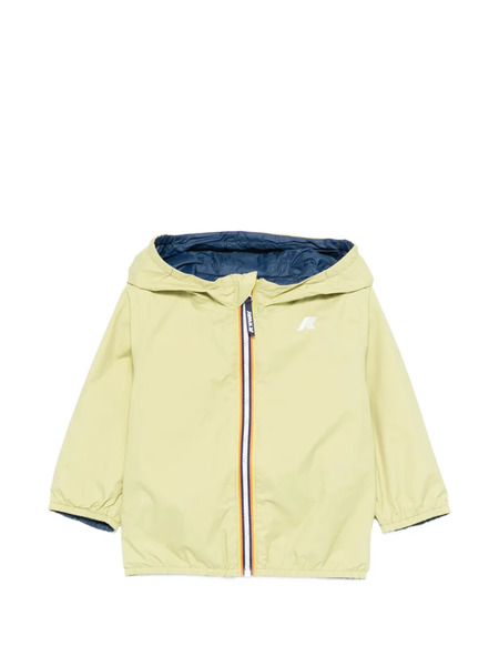  K Way Kids Hooded Zip Jacket - Green 