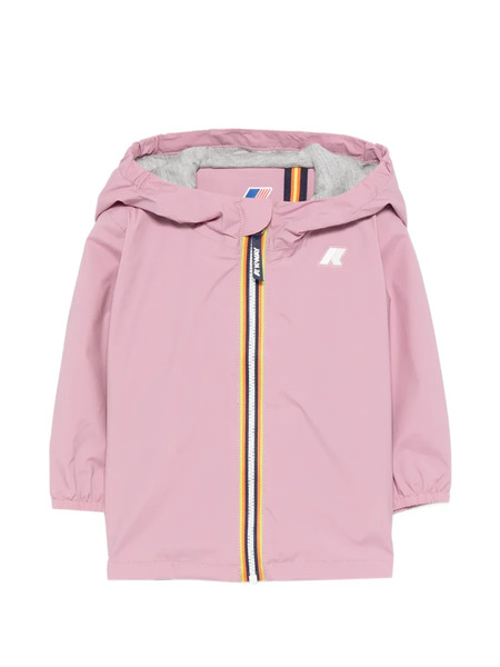  K Way Kids Hooded Zip Jacket - Pink 