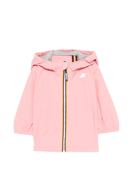  K Way Kids Hooded Zip Jacket - Pink 