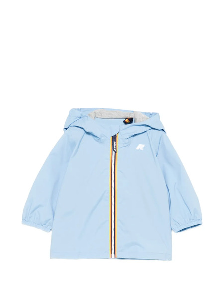 K Way Kids Hooded Zip-up Jacket - Blue 
