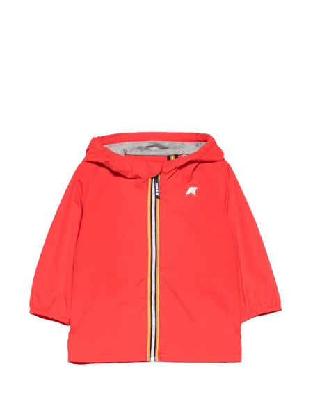  K Way Kids Jack Hooded Jacket - Red 