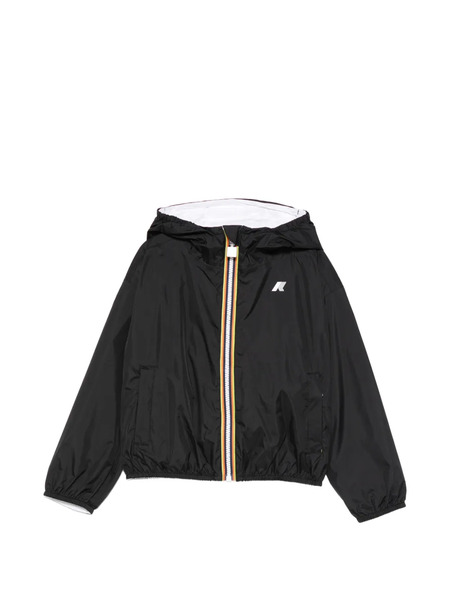  K Way Kids Laurette Zip-up Hooded Jacket - Black 