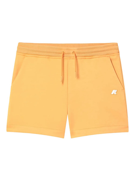  K Way Kids Logo-appliqué Shorts - Yellow 