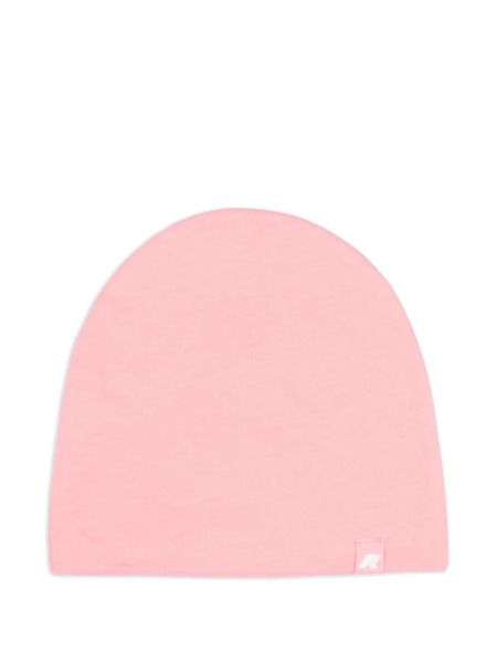  K Way Kids Logo-patch Beanie Hat - Pink 