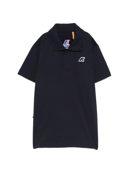  K Way Kids Logo Polo Shirt - Blue 