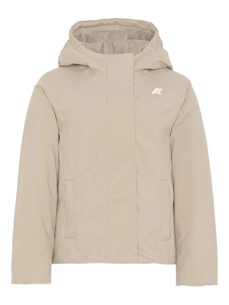  K Way Kids P. Lily Hooded Jacket - Neutrals 