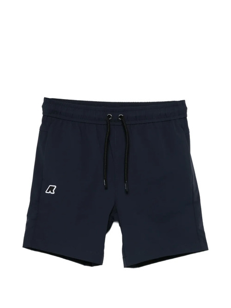  K Way Kids P. Nesilier Travel Logo Shorts - Blue 