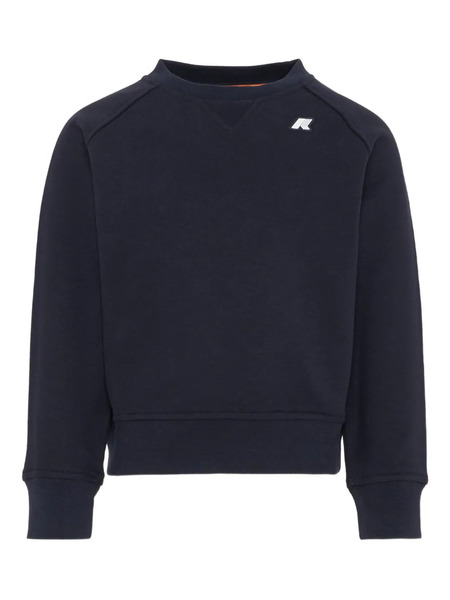  K Way Kids P.baptiste Logo Crew-neck Sweatshirt - Blue 