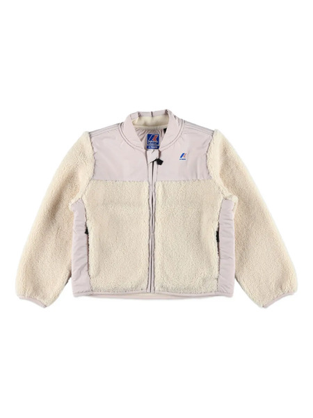  K Way Kids Zip-up Padded Coat - Neutrals 
