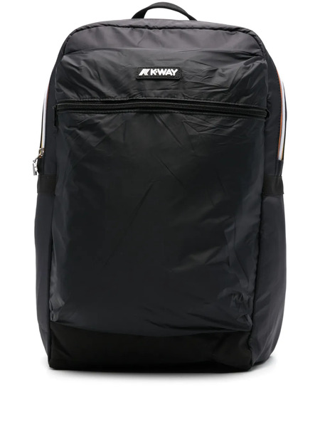  K-way Laon Ripstop Zip Backpack - Black 