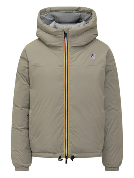  K-way Le Vrai 4.0 Albine Hooded Jacket - Neutrals 