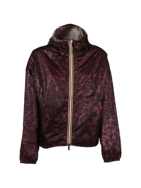  K-way Lightweight Hooded Jacket - Red 