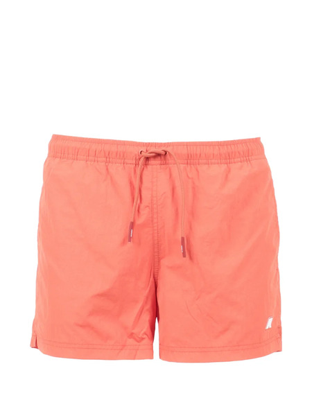  K-way Logo Beach Shorts - Orange 