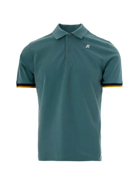  K-way Logo-patch Polo Shirt - Green 