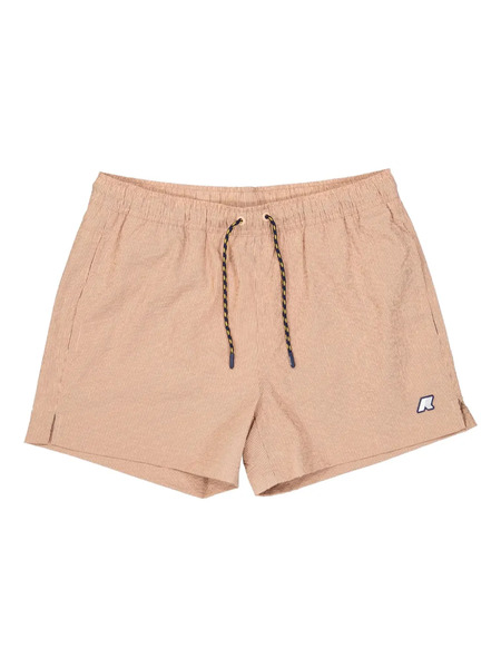  K-way Loiret Striped Swim Shorts - Neutrals 