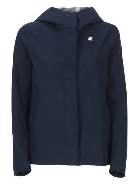  K-way Madalina Hooded Logo Jacket - Blue 