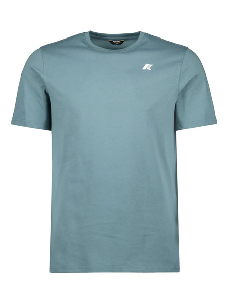  K-way Odom Ascii Code Logo-print T-shirt - Blue 