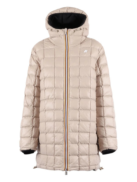  K-way Quilted Hooded Jacket - Blue 
