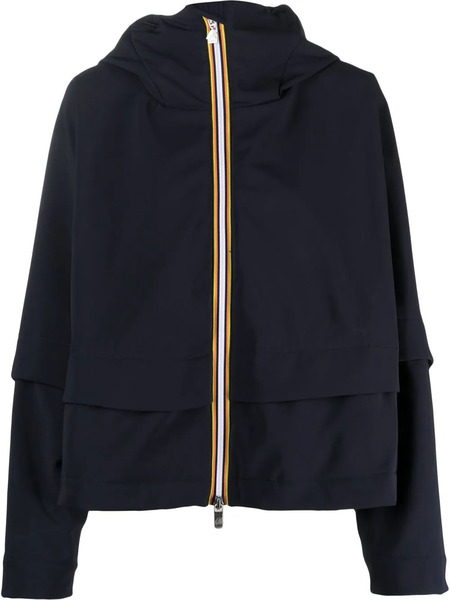  K-way R&d Cropeyl Lightweight Hooded Jacket - Blue 