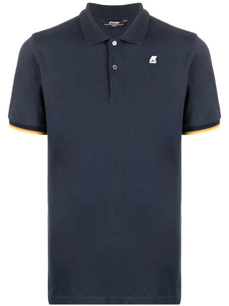  K-way Short-sleeve Polo Shirt - Blue 