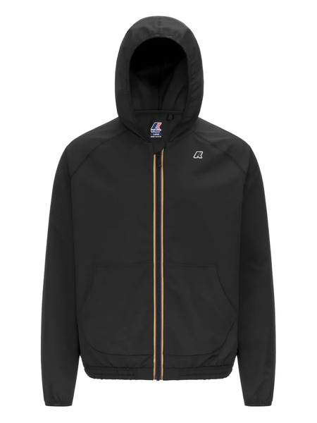  K-way Sia Zip-up Hooded Jacket - Black 