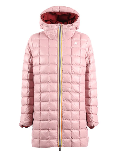  K-way Sophie Hooded Reversible Parka - Pink 